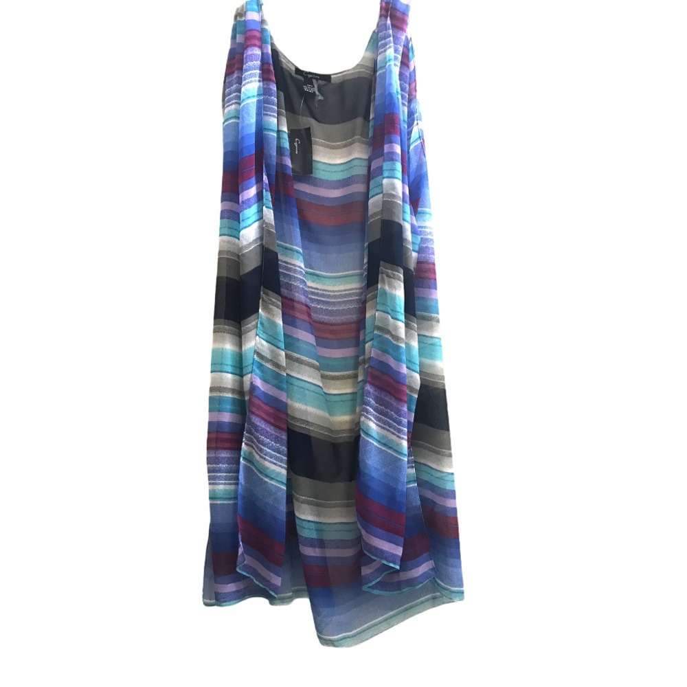 Cejon multicolored beach cover up